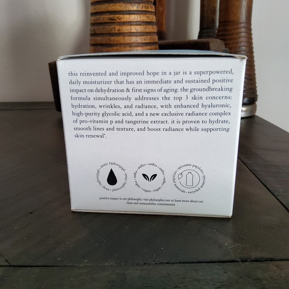 Philosophy Hope in a Jar Moisturizer Face Cream 4 oz Jumbo Size and - Picture 4 of 7